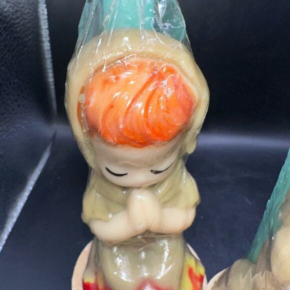NOS Vintage Gurley Candle Company Christmas Candle GIRL PRAYING Kneeling USA - Picture 7 of 7
